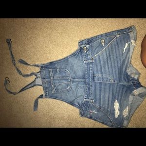 Denim overalls